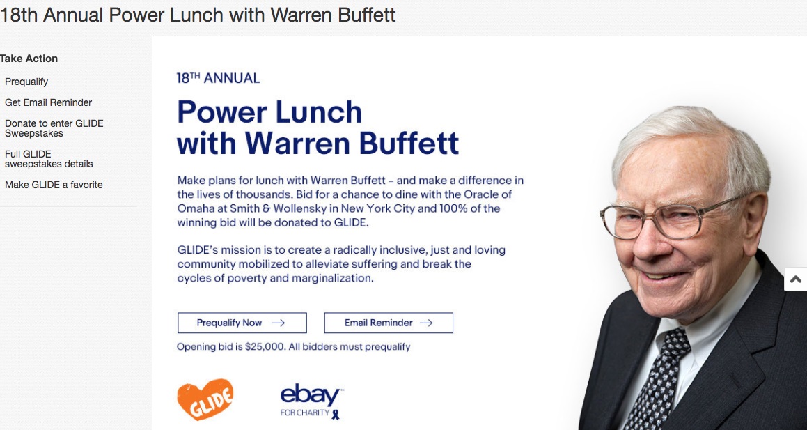 巴菲特午餐競拍又要開始了，17萬人民幣起拍，你愿意出多少？｜美通社頭條