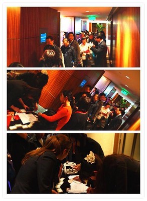 現場簽約大排長龍