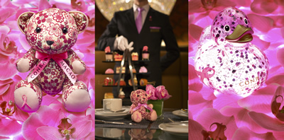 獨(dú)家限量版康萊德小熊及幸運(yùn)鴨子、大堂酒廊的“粉紅下午茶套餐”都是澳門(mén)金沙城中心康萊德酒店由現(xiàn)在至2013年10月31日期間推出的一系列粉紅體驗(yàn)及收藏品之一，以支持香港癌癥基金會(huì)每年一度的“粉紅革命”活動(dòng)，目的為提高公眾對(duì)乳癌的關(guān)注及籌募善款。