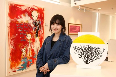 具惠善為此次藝術展主題《After Image》創作了一系列圍繞夢想、希望與童年回憶的作品